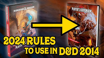 Five Rules to Steal from 5e 2024.