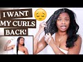 😔MY NATURAL HAIR IS NOT THE SAME! | Bringing back my curls