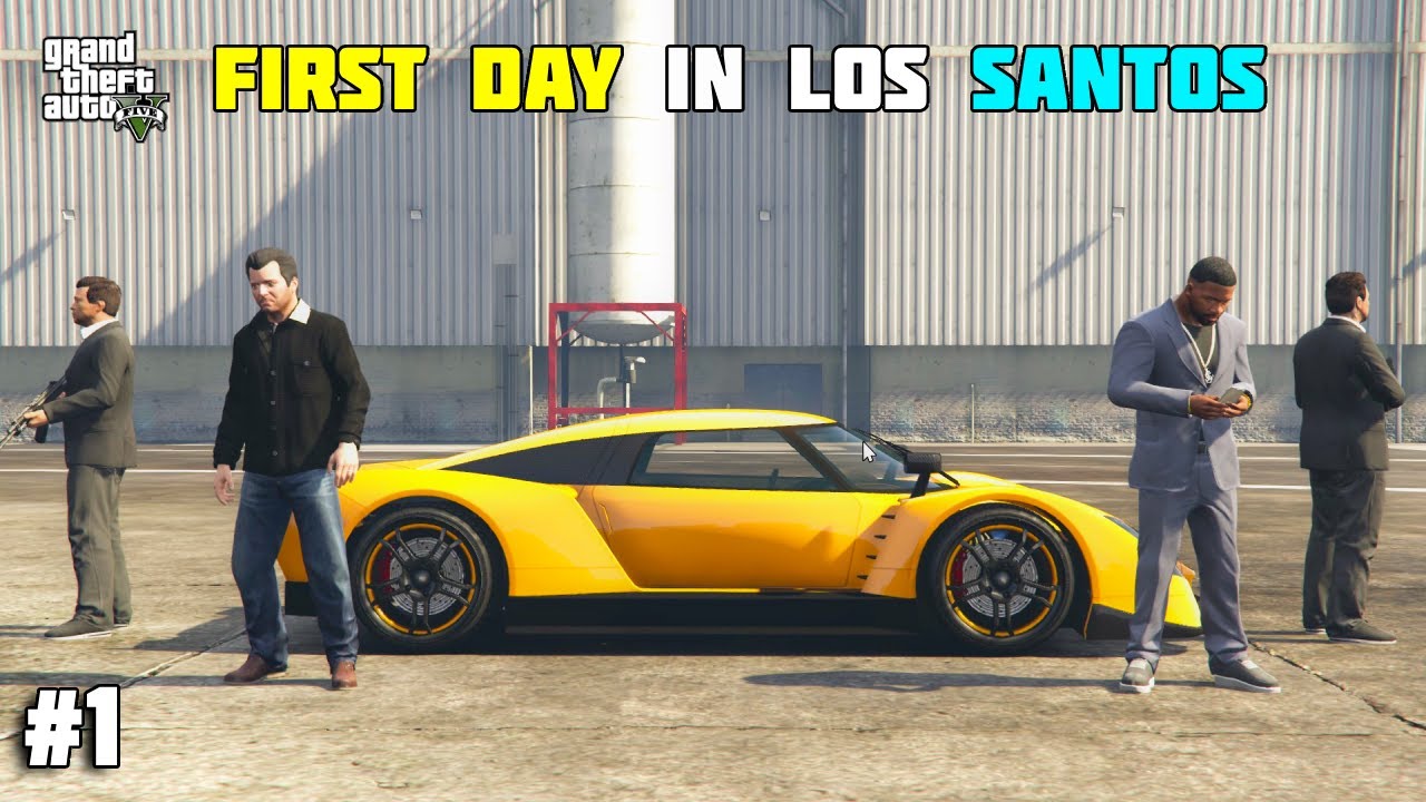 MY FIRST DAY IN LOS SANTOS CITY | GTA 5 GAMEPLAY #1 - YouTube