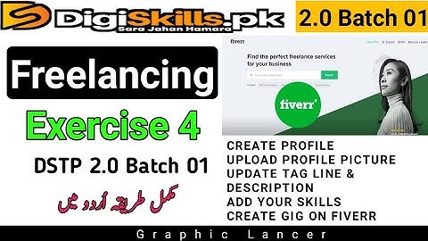 Digiskills 2.0 Freelancing Exercise 4 Batch 1 Solution | freelancing exercise 4 batch 1