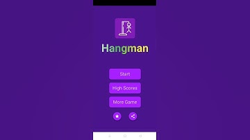 Hangman with word game