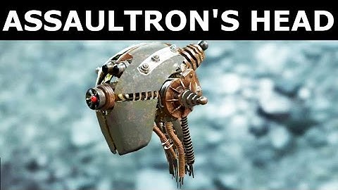 Fallout 4 Automatron - Salvaged Assaultron Head - Rare and Unique Pistol (Location)