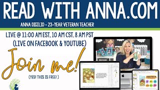 LIVE Read with Anna - Thurs., April 2nd - Planes, Trains, or Cars