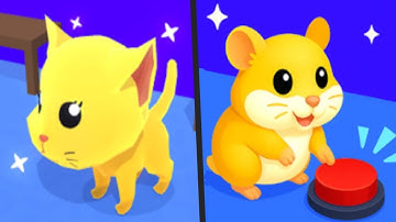 CAT ESCAPE vs HAMSTER ESCAPE - ALl levels New UPDATE Satisfying Double Mobile Gameplay (Android/ios)
