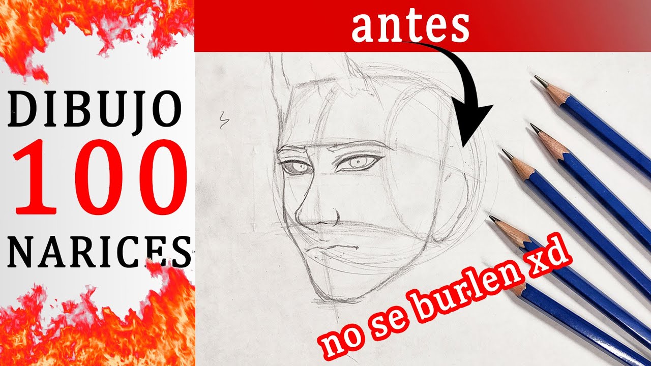 DE NOVATO A PROFESIONAL CON ESTE METODO DE DIBUJO ( NARIZ ) Esteban Arts
