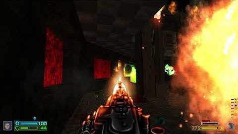 #doom Project brutality 3.0 + neural upscale - Plutonia 2 level map16: Predatorium, 100% secrets