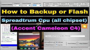How to Backup or Flash Spreadtrum Cpu (Accent Cameleon C4) SPD TOOL Works with all chipset