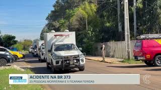 Acidente na BR 373 23 pessoas morreram e 5 ficaram...