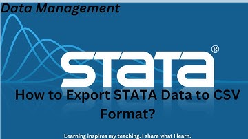 5. How to Export STATA Data to CSV Format?