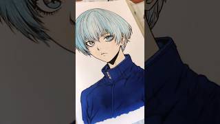 Blue Lock fans, this one's for you | Hiori Yo💙 coloring art | #coloring #animecoloring