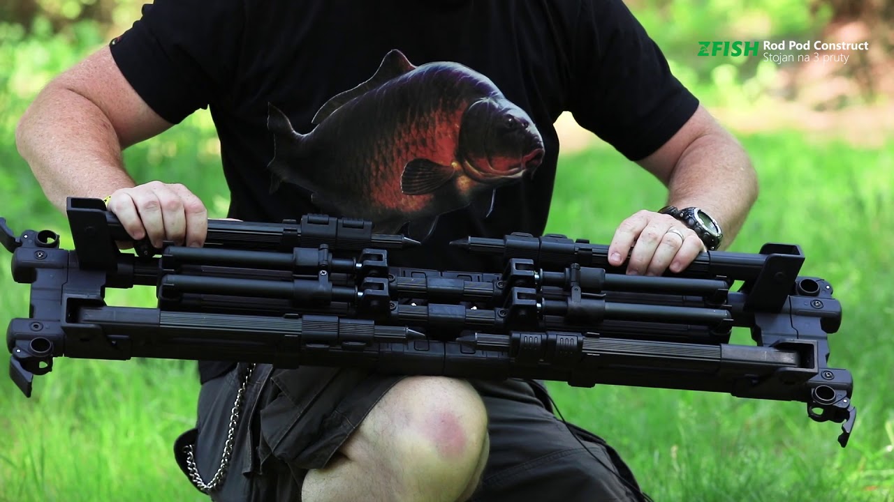 Rod Pod Zfish Construct 3 Rods, 3 posturi | TotalFishing