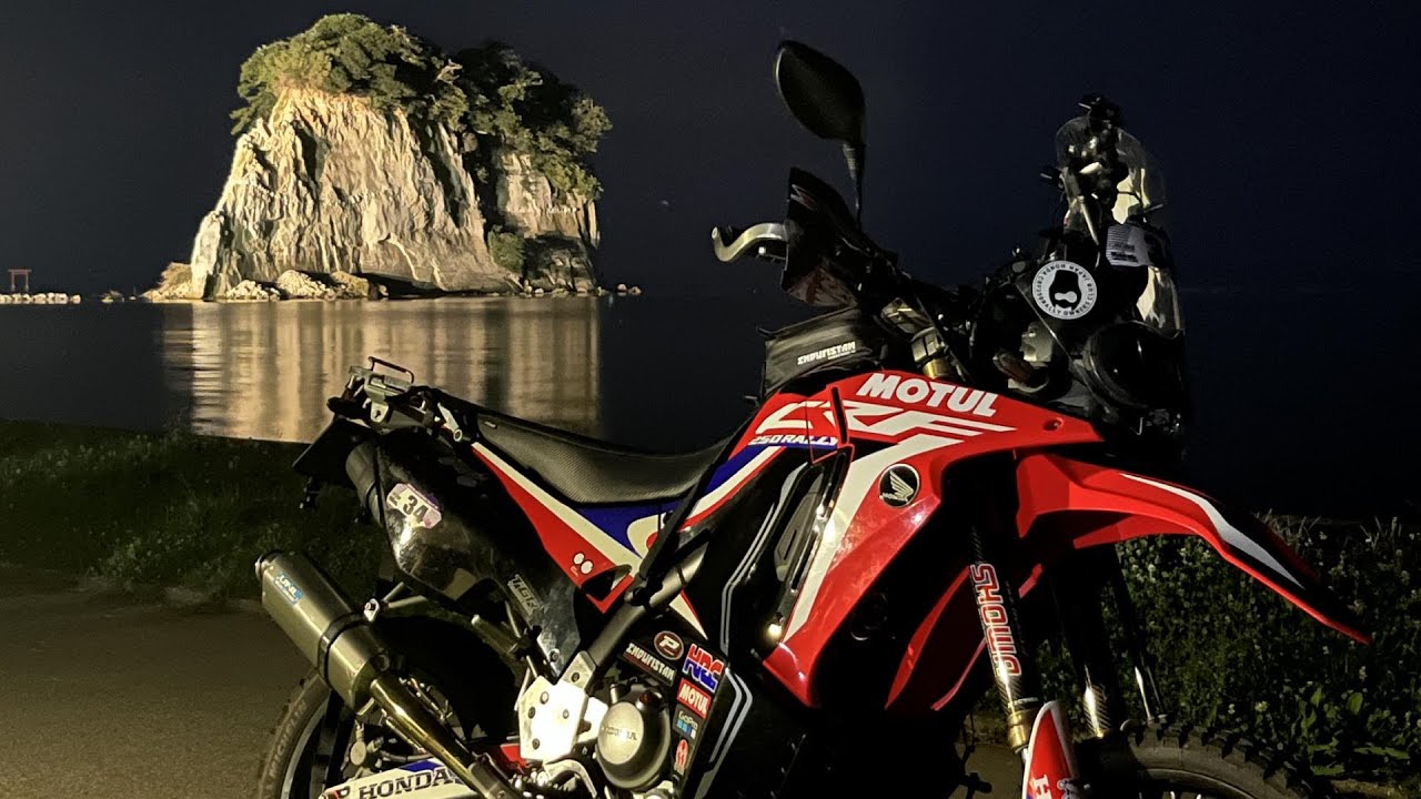 【CRF250RALLY】能登ツーリング後編　【見附島シーサイドキャンプ場】