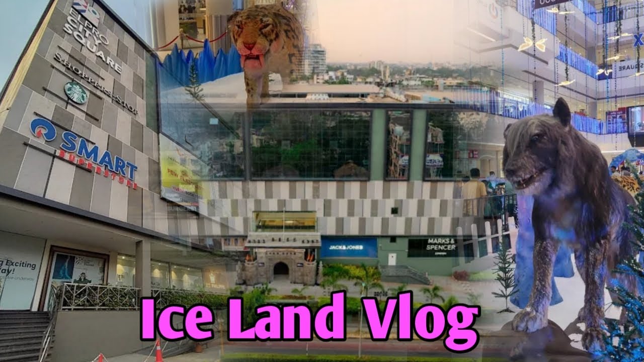 Elpro city square Mall Full Vlog | Winter Ice land theme in square City mall | Itna bda mall hai ice