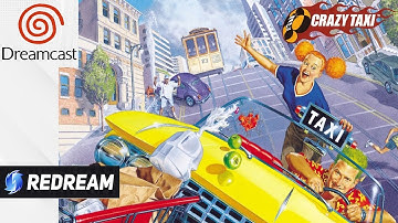 Crazy Taxi |  redream v1.5.0-1075 | 4K60fps + widescreen |dreamcast emulator
