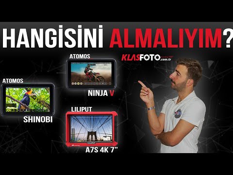 Hangi Monitörü Almalıyım ? ( Liliput 4K,Atomos Shinobi,Atomos Ninja 5 )