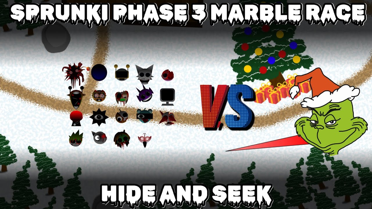 Incredibox Sprunki Phase 3 Vs. Seeker - New Year 2026 Hide and Seek Marble Race In Aldogoo