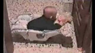Baby appears to boink doll