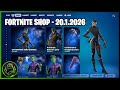 *NOVÝ* FORTNITE SHOP! I 20.1.2026 I DALŠÍ DC, TRYHARD SKINY!