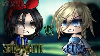 Princess Rap Battle | Snow White vs Elsa | Gacha Life Version