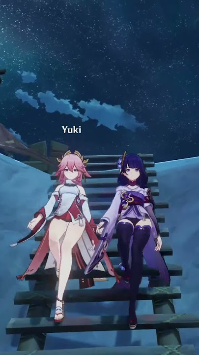 Miko x Raiden ( Ei ) edit #100 | #genshinedit #genshinimpact