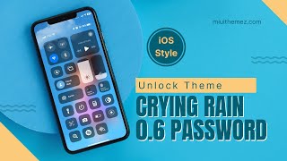 Unlock the lock screen in the Crying Rain 0.6 theme screenshot 3