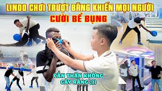 Quanglinhvlogs | Đẳng Cấp Lần Đầu Chơi Bowling Của Lindo - Nhưng Trượt Băng Lại Khiến Anh Em Cười Bò