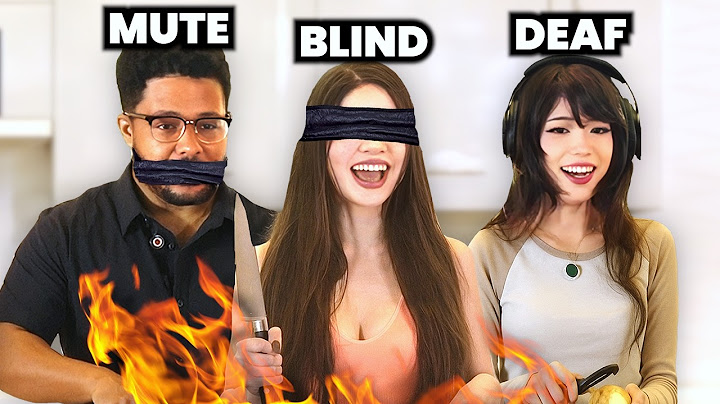 Blind, Deaf and Mute Cooking Challenge w/Emiru and Katchii