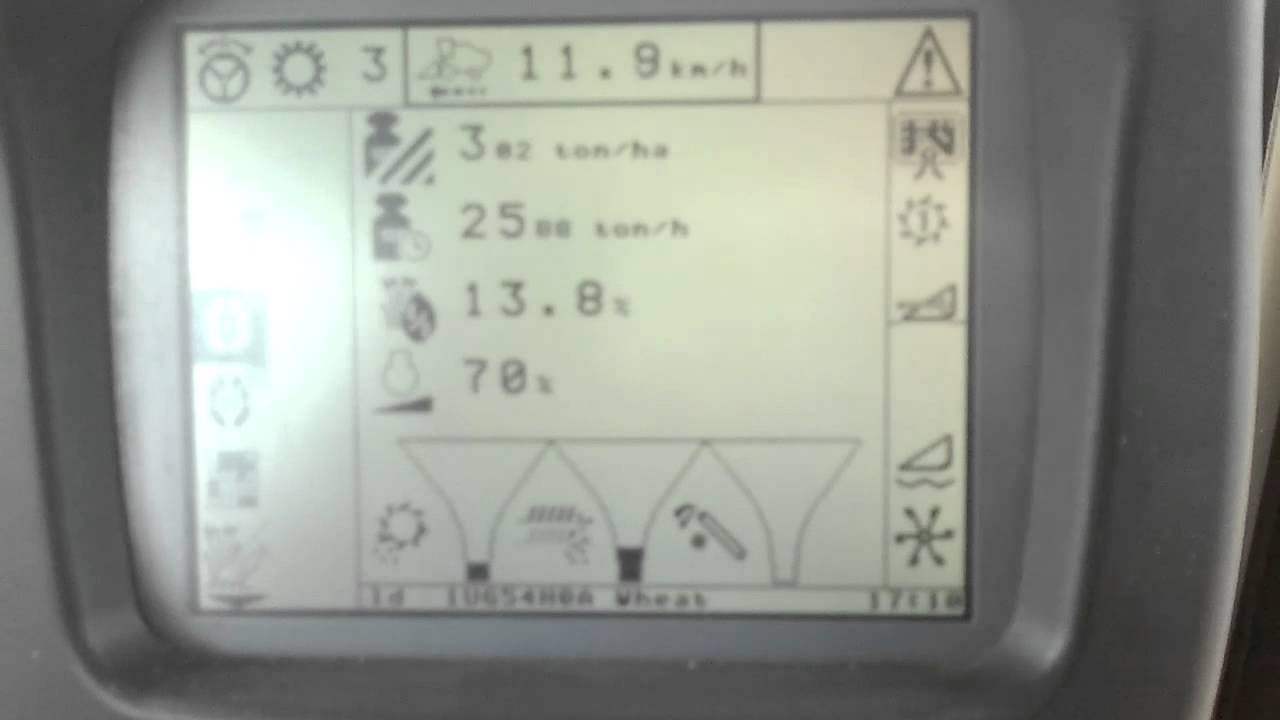 CR980 12kph In Wheat YouTube