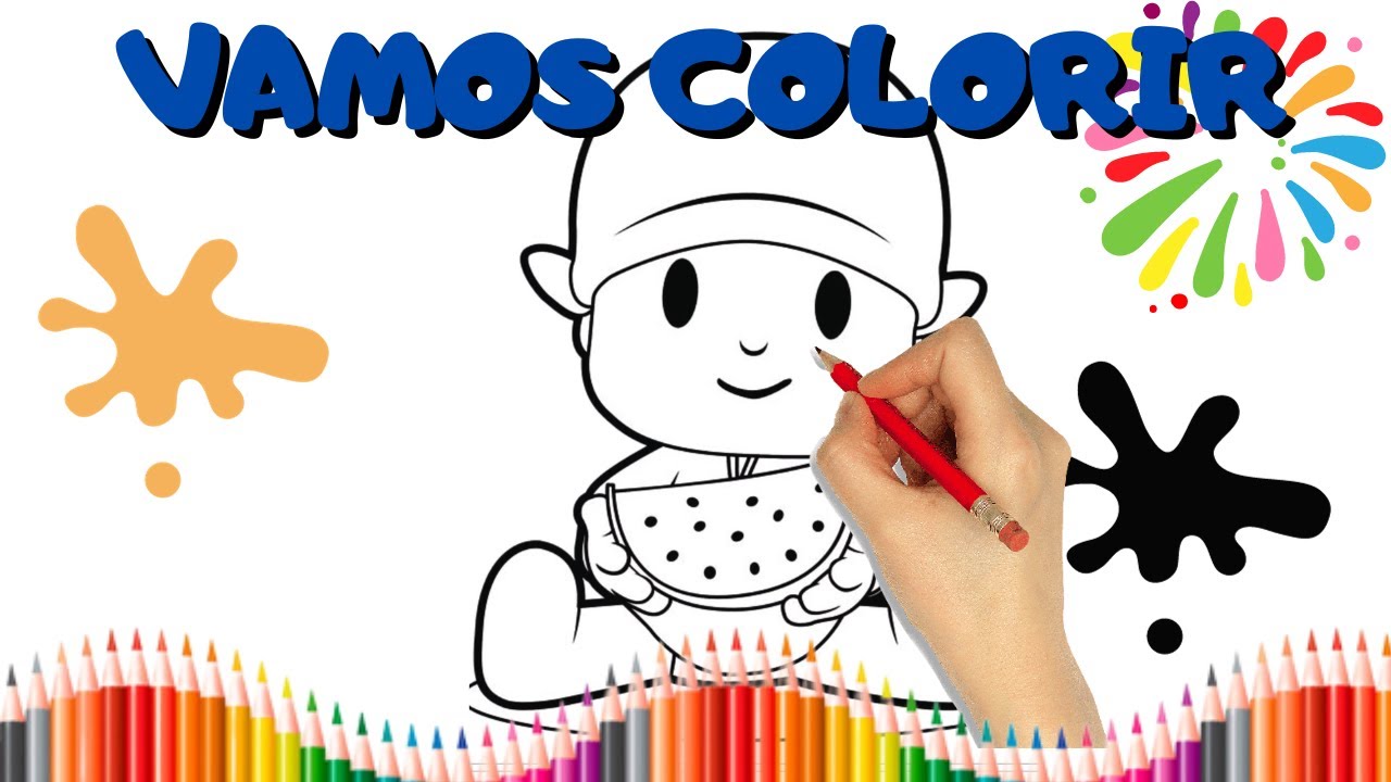 Desenhos para imprimir e colorir Pocoyo