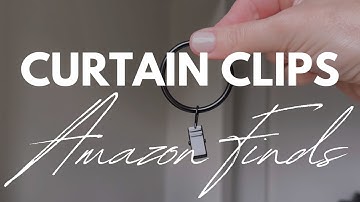 Amazon Finds: Curtain Clips