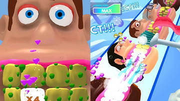 Teeth Runner! 😁👄 🚿 All Levels Gameplay Android iOS ✅ Walkthrough | Level 1-8 | iTop GamePlay