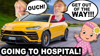 Driving To The Hospital To Give Birth