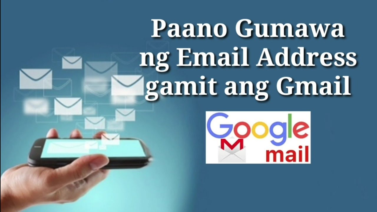 How to Create Email Address with Gmail | Tutorial (Tagalog) - YouTube