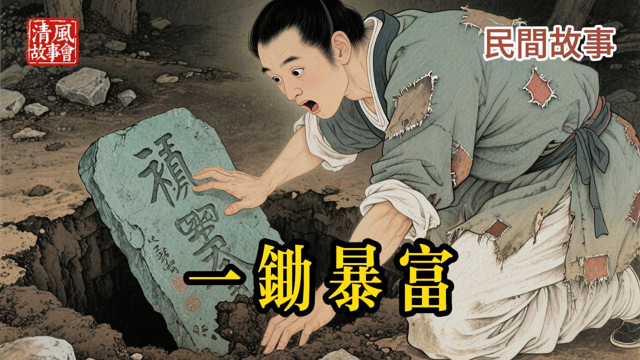 窮小子好心救下路邊老太，竟挖出百年龍井，從此富甲一方！老天從不虧待善良的人！【民間故事】#民間故事 #因果報應 #善有善報 #中國傳統故事 #人生哲理