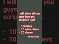 can you guys do it and also 1-2k views