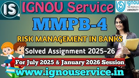 IGNOU MMPB-4 Solved Assignment 2025-26 For July 2025 and January 2026 Session