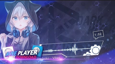 Dark visual | Avee player template by Dark Ryzer