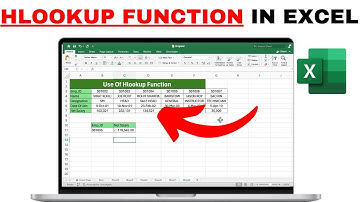 How to Use Hlookup Function In Excel