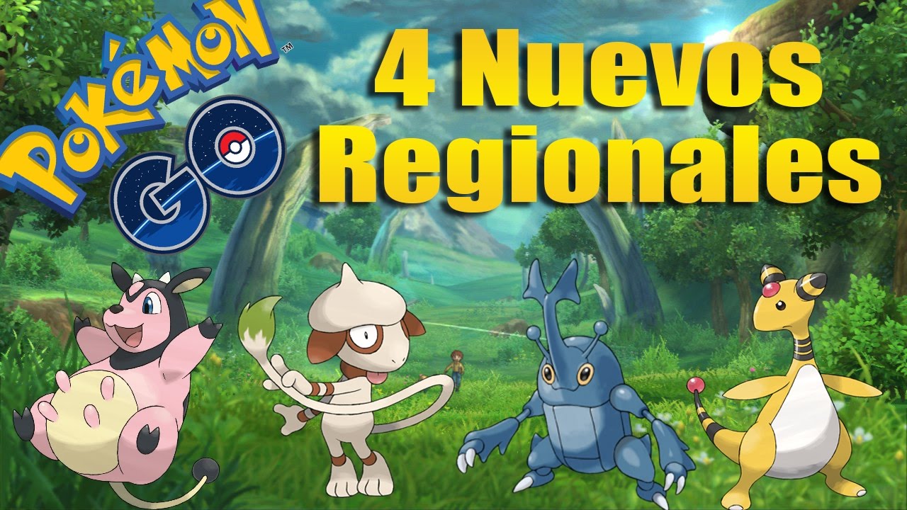 Los 4 Pokemon Regionales En Segunda Generación Pokemon GO