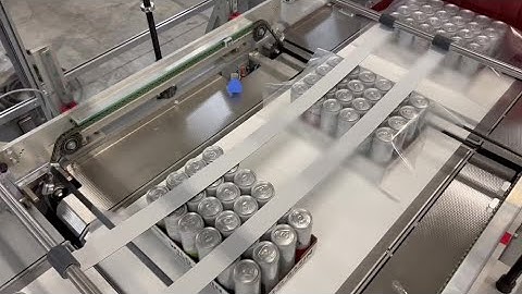 Wrapping Cans of Seltzer in Trays with the Kayat SRX Single Roll Shrink Bundler