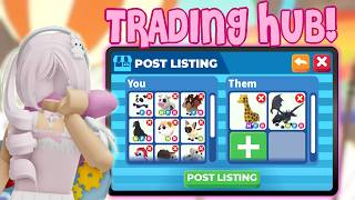 Trading Using NEW Trading Hub! List & Search Pets! | Adopt Me Successful Trades Roblox | Riivv3r