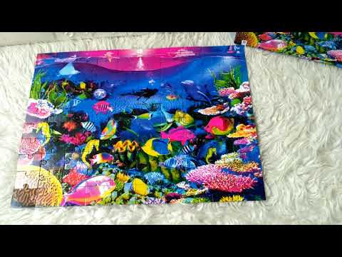 100 Piece Children's Neom Jigsaw : Neon Reef