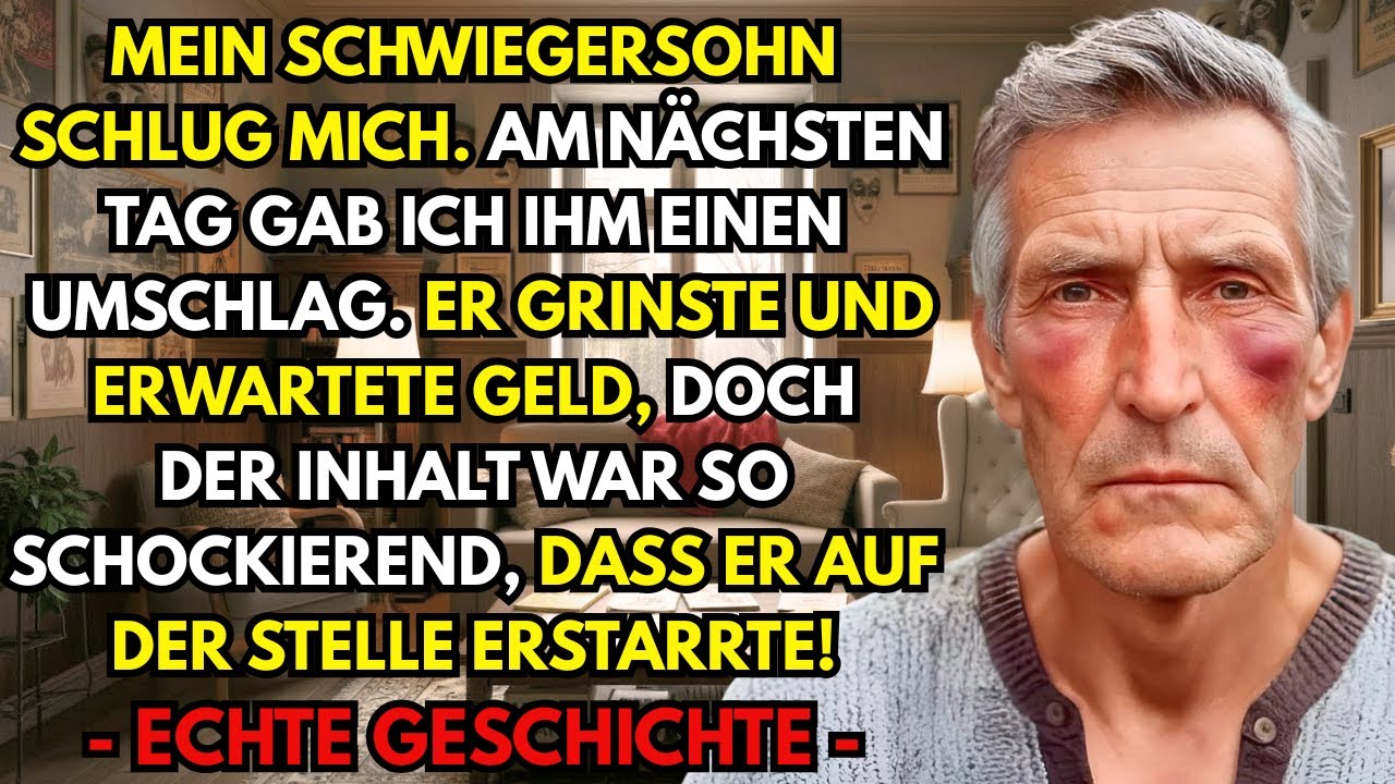 Nachdem mich mein Schwager schlug, gab ich ihm einen Umschlag. Er dachte, es sei Geld. Aber...