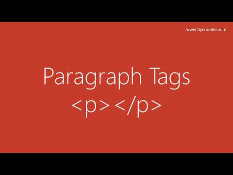 html paragraphs