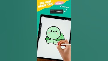 Super Cute Turtle Drawing #SpringOnYoutube #artwithflo