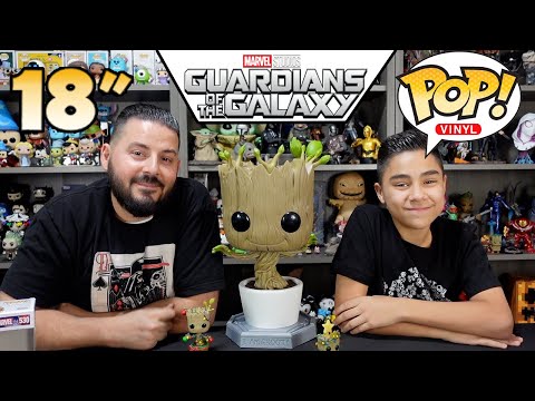 MARVEL GUARDIANS OF THE GALAXY LIFE SIZE GROOT FUNKO POP VINYL EXCLUSIVE  RARE