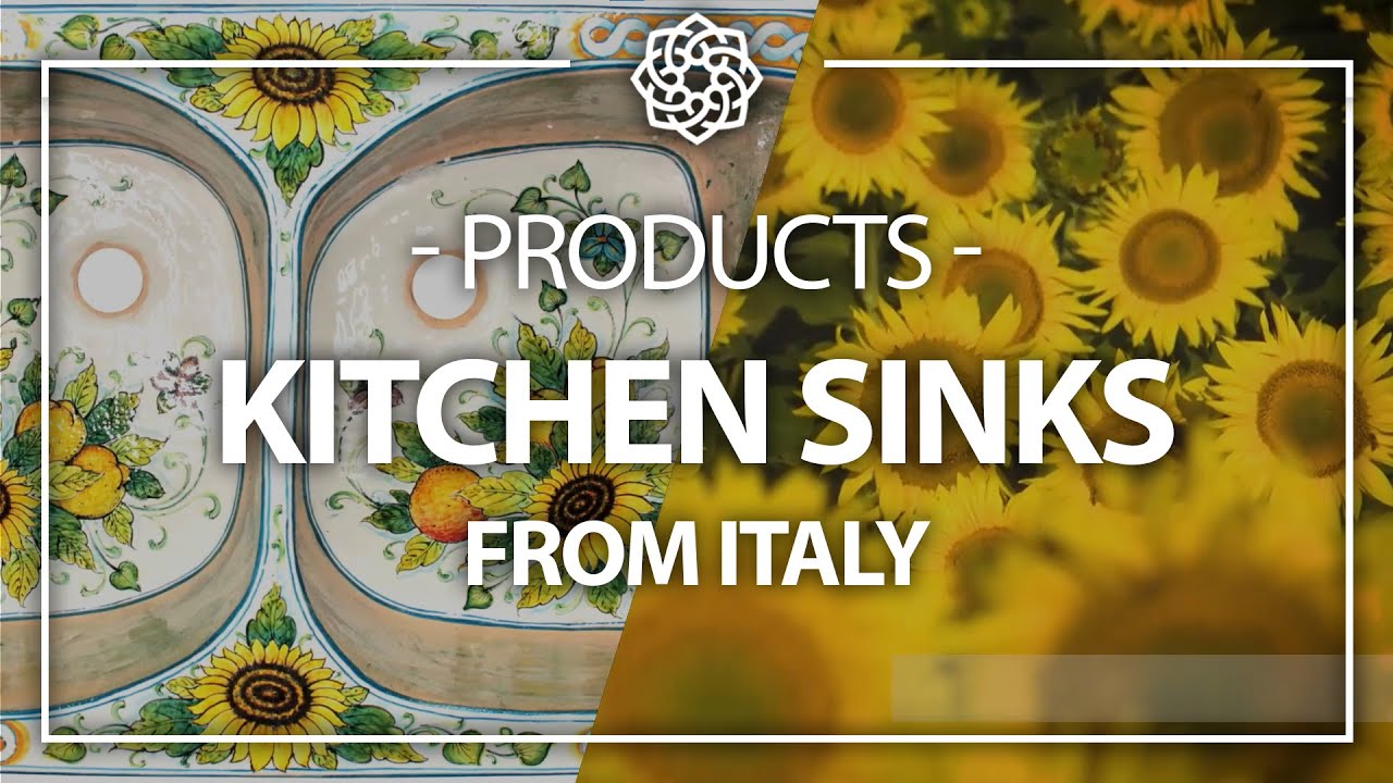 Hand-painted sinks from Sicily