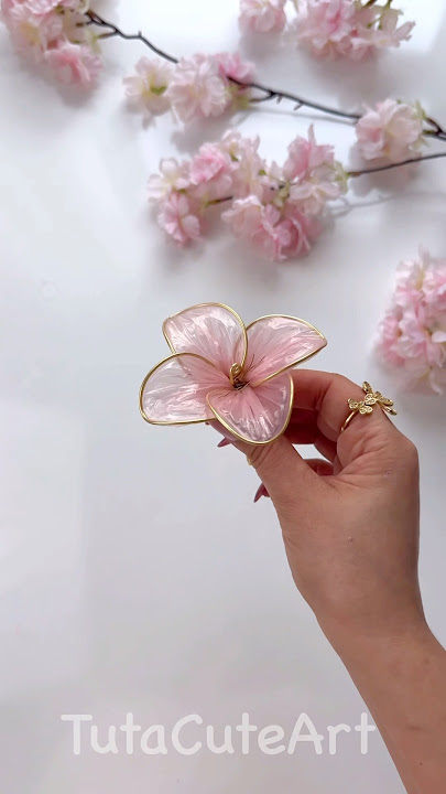 DIY Crystal  flower 🌸