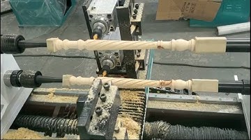 STL1516-2S2 Profitable Automatic CNC Wood Lathe Machine with Two Spindle