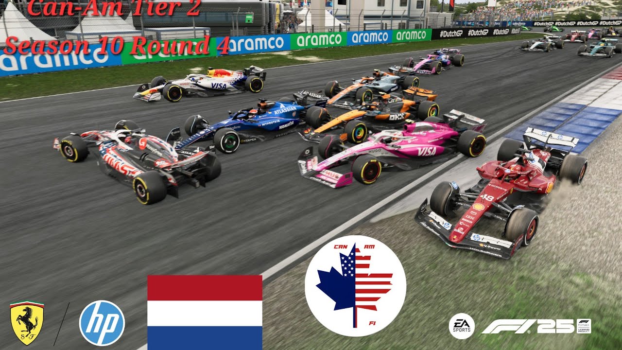 F125 Can-Am Tier S10 Round 3 Netherlands+Sprint race game crashed 😫😫